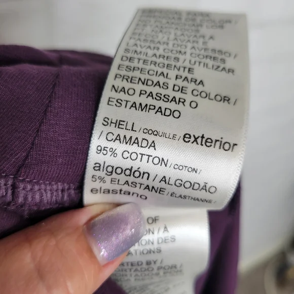 Puma Eggplant Purple Stretchy Wide Bootcut Yoga Pants - Picture 6 of 6